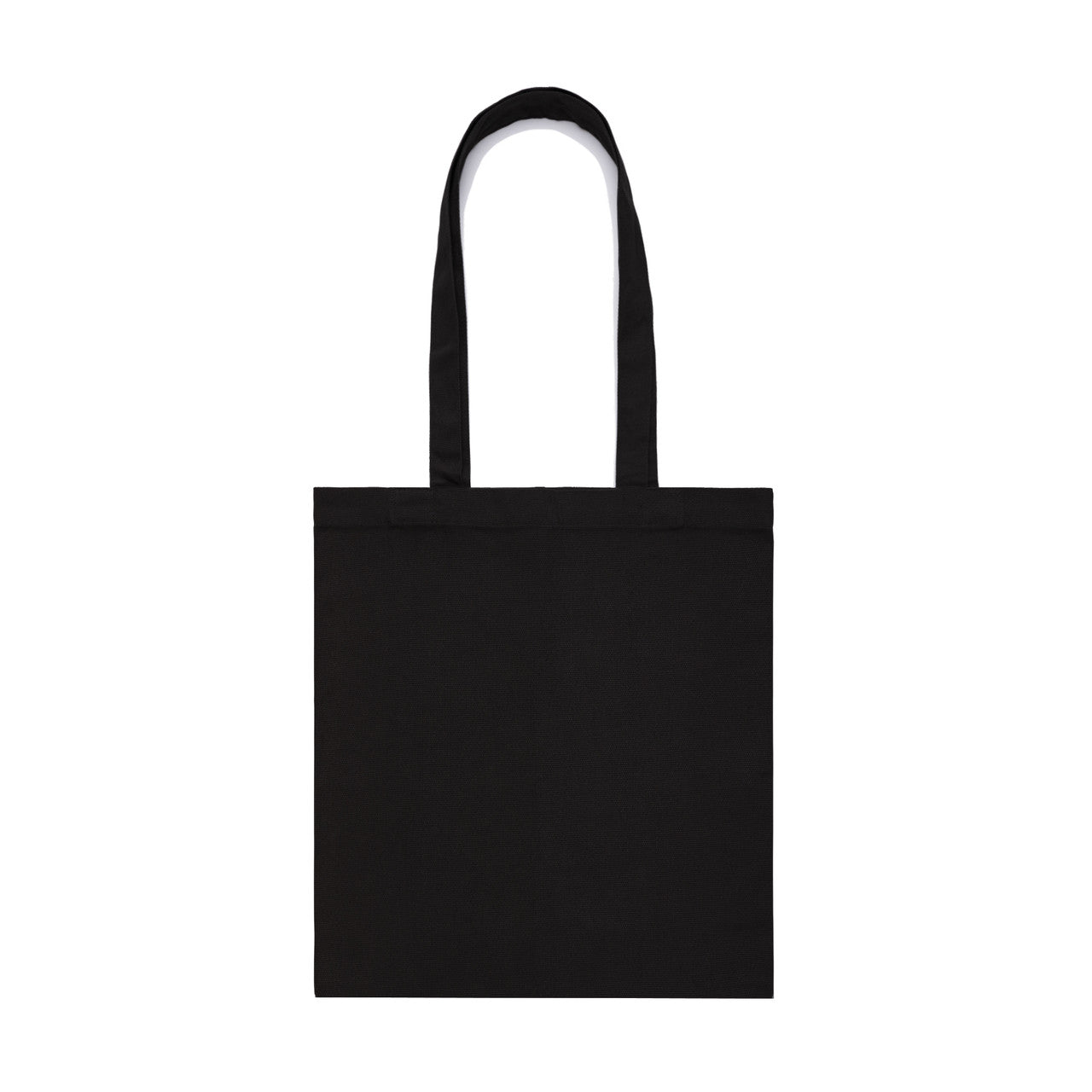 AS Colour 1000 PARCEL TOTE black tote bag with long handles and 320 GSM fabric weight