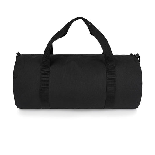 Black AS Colour 1005 gym duffel bag with sturdy handles and branded interior print