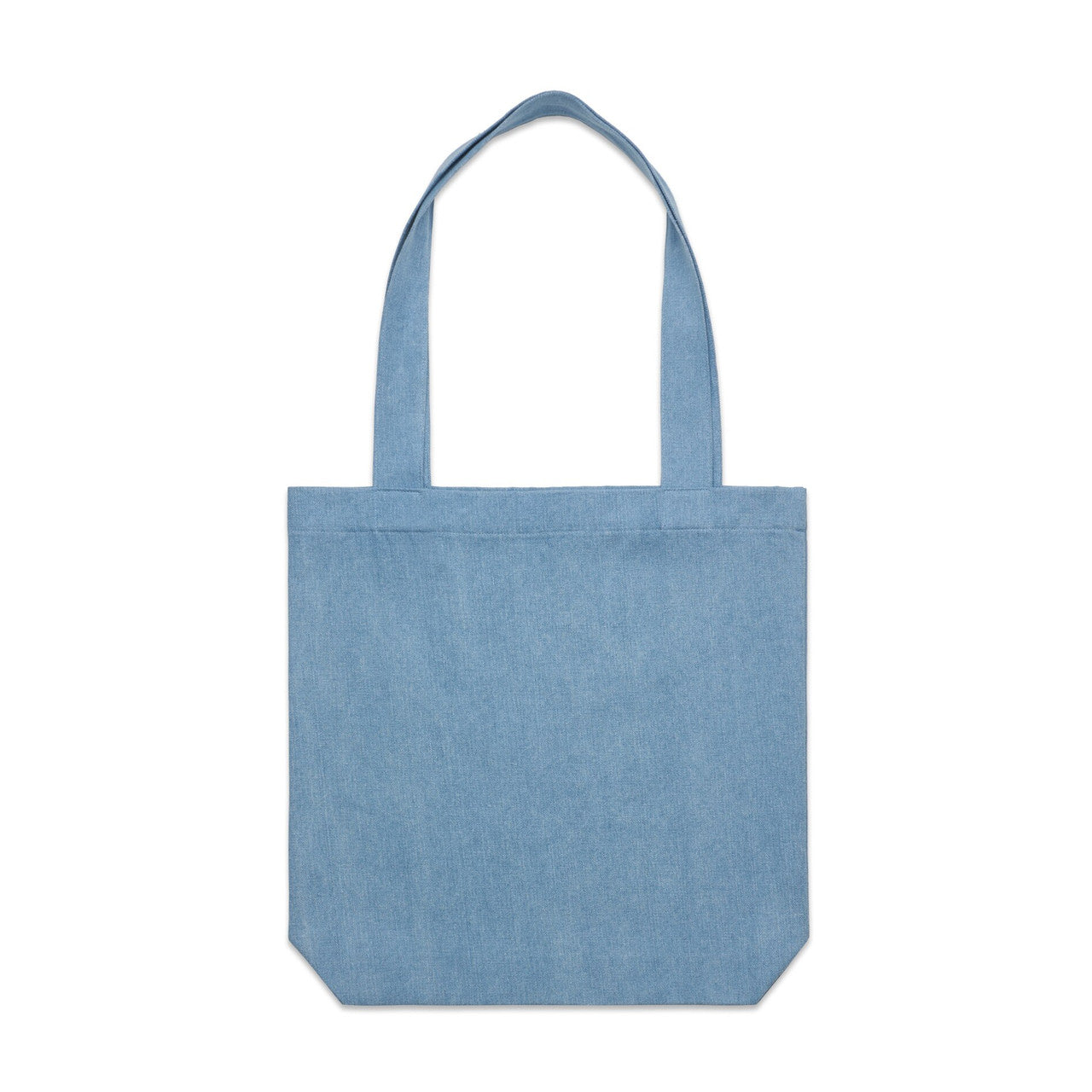 AS Colour 1012 Denim Carrie Tote bag in light blue with shoulder straps