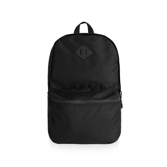 Black AS Colour 1018 BACKPACK with front zipper pocket and top handle in one size