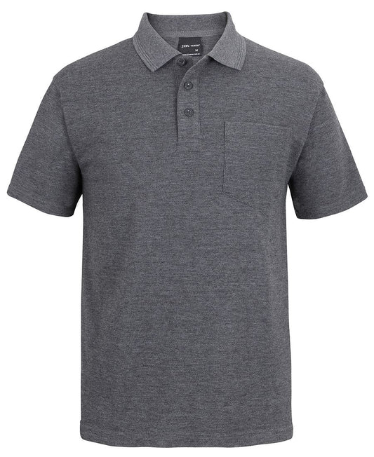 JB's 210 POCKET POLO CHARCOAL MARLE -S - Charcoal Marle