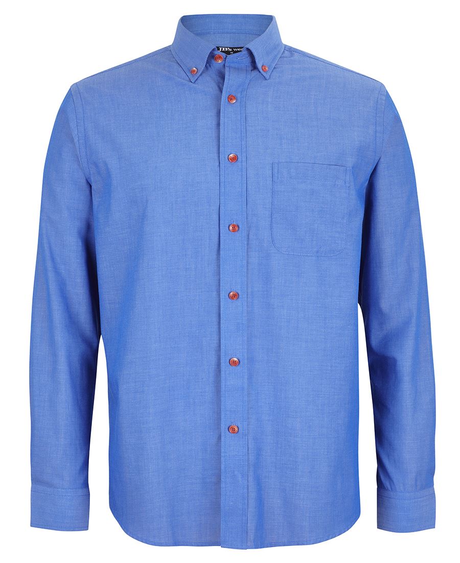 JB's L/S INDIGO CHAMBRAY SHIRT