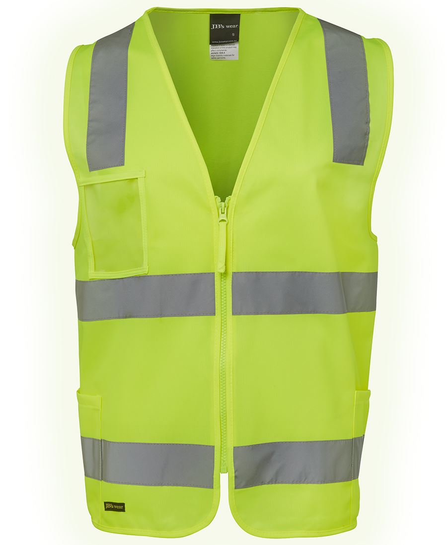 JB's HV (D+N) ZIP SAFETY VEST - 6DNSZ