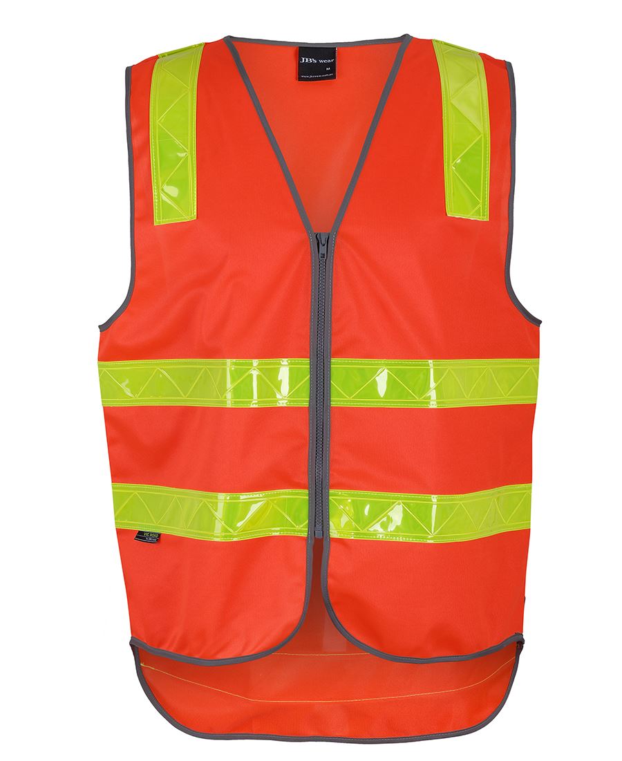JB's VIC ROAD (D+N) ZIP SAFETY VEST - 6DVRV