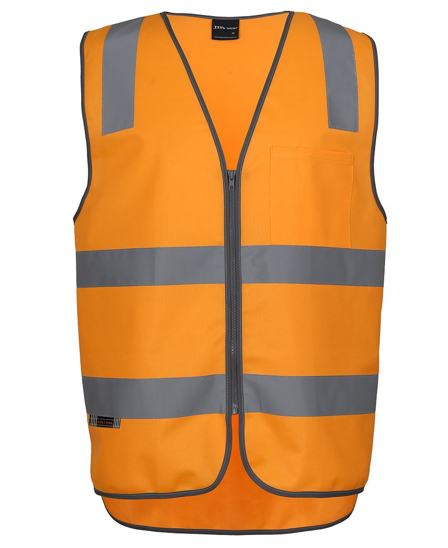 JB's AUST. RAIL (D+N) ZIP SAFETY VEST - 6DVTV