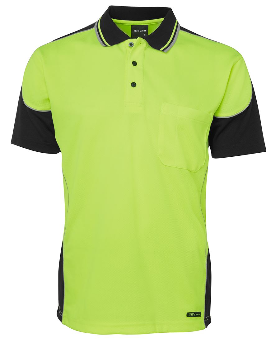 JB's HV 4602.1 S/S CONTRAST PIPING POLO - 6HCP4