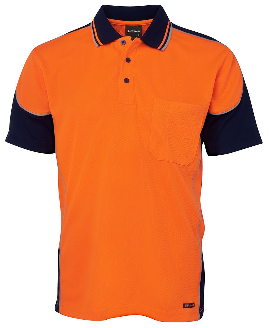 JB's HV 4602.1 S/S CONTRAST PIPING POLO - 6HCP4