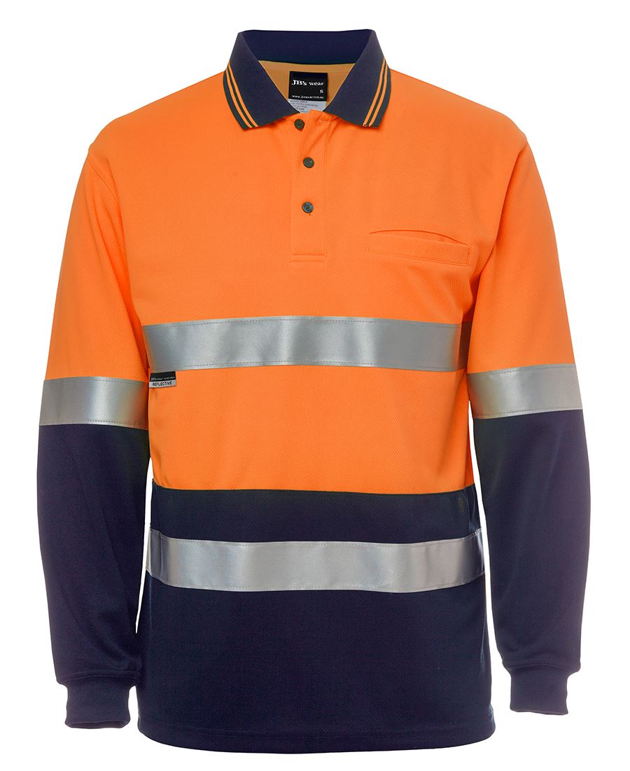 JB's HV L/S (D+N) COTTON BACK POLO
