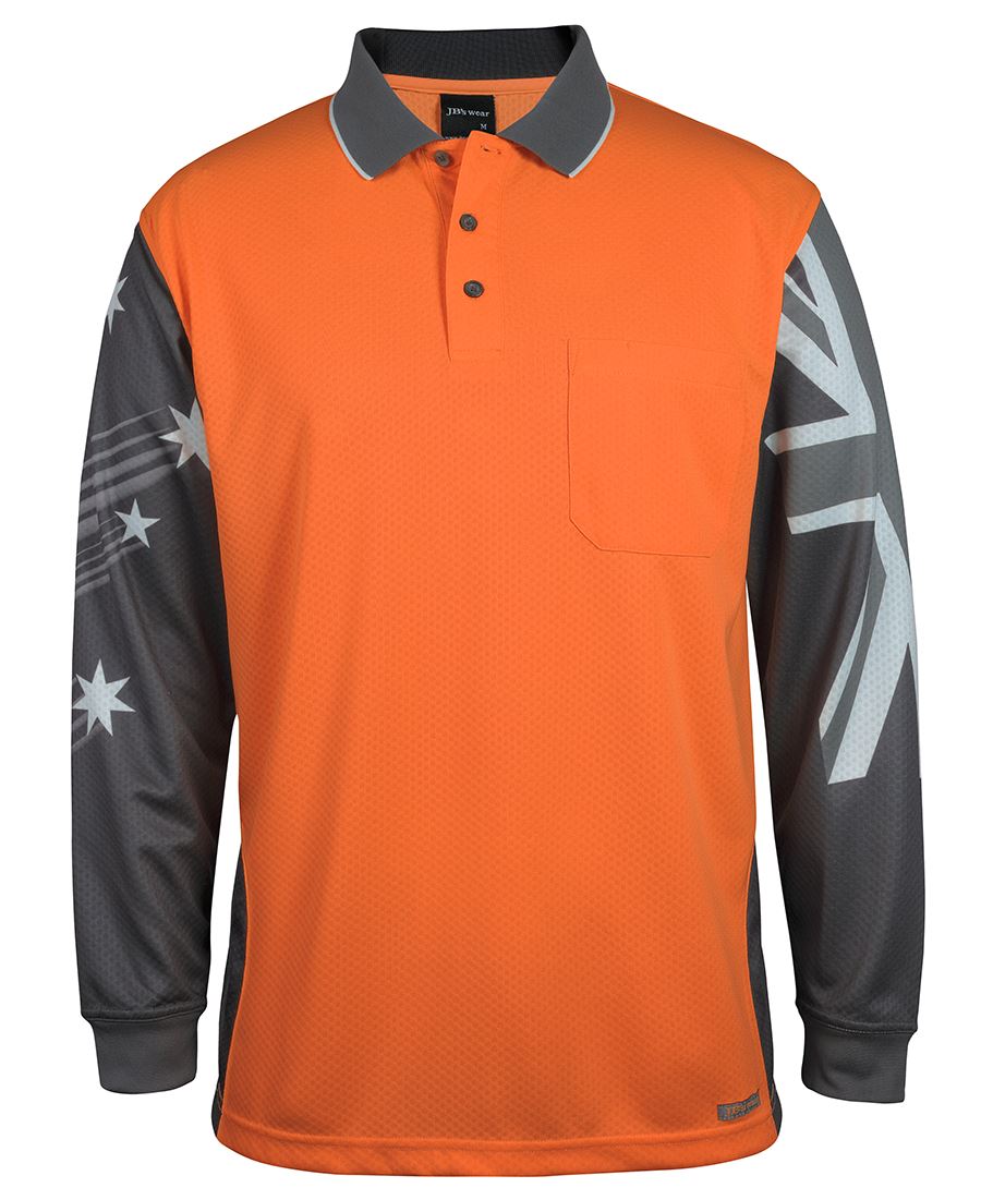 JB's HV L/S SOUTHERN CROSS POLO