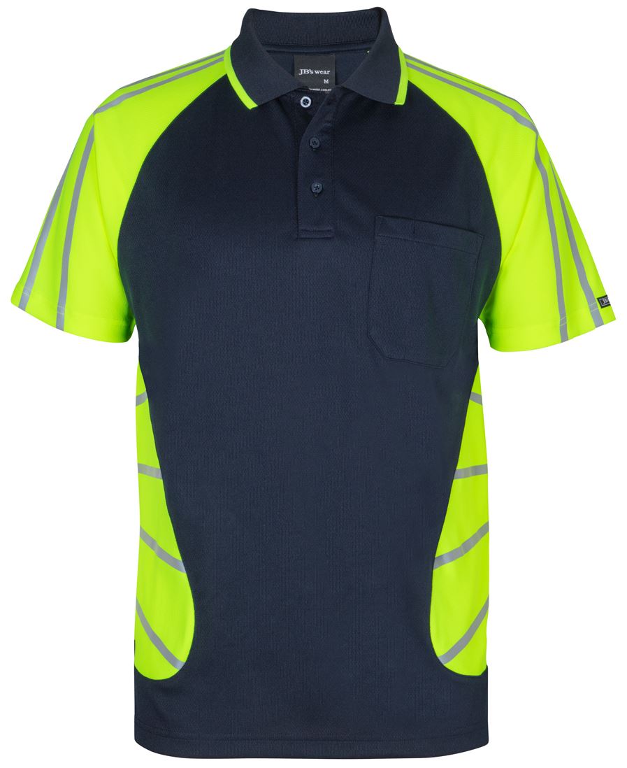 JB's STREET SPIDER POLO W/ REFLECTIVE STRIPE