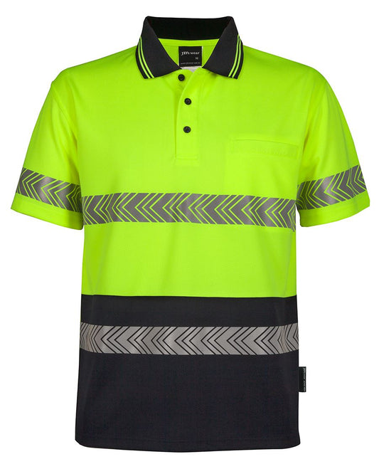 JB's HV S/S SEGMENTED TAPE POLO - 6HSST