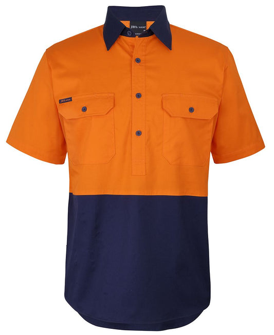JB's HV CLOSE FRONT S/S 150G WORK SHIRT - 6HVCW