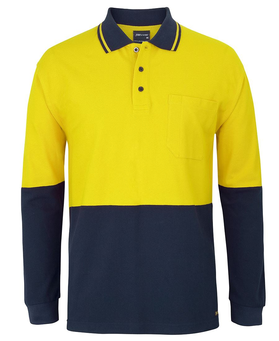 JB's HV L/S COTTON PIQUE TRAD POLO - 6HVQL