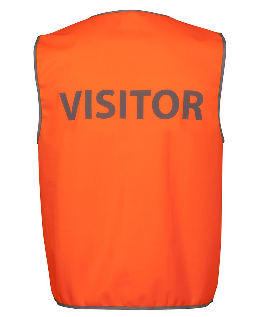 JB's HV SAFETY VEST PRINT VISITOR - 6HVS7