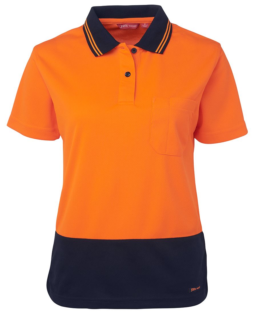 JB's LADIES HV S/S COMFORT POLO - 6LHCP