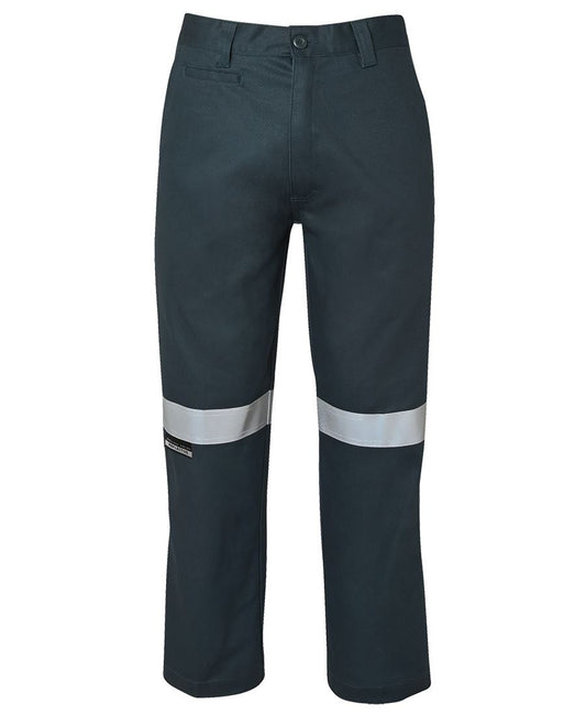 JB's M/RISED WORK TROUSER WITH REFLECTIVE TAPE GREEN -  6MDNT