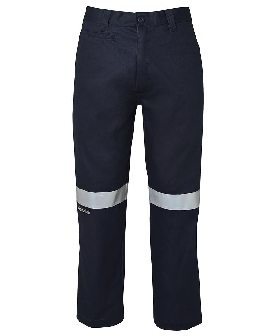 JB's M/RISED WORK TROUSER WITH REFLECTIVE TAPE GREEN - 6MDNT