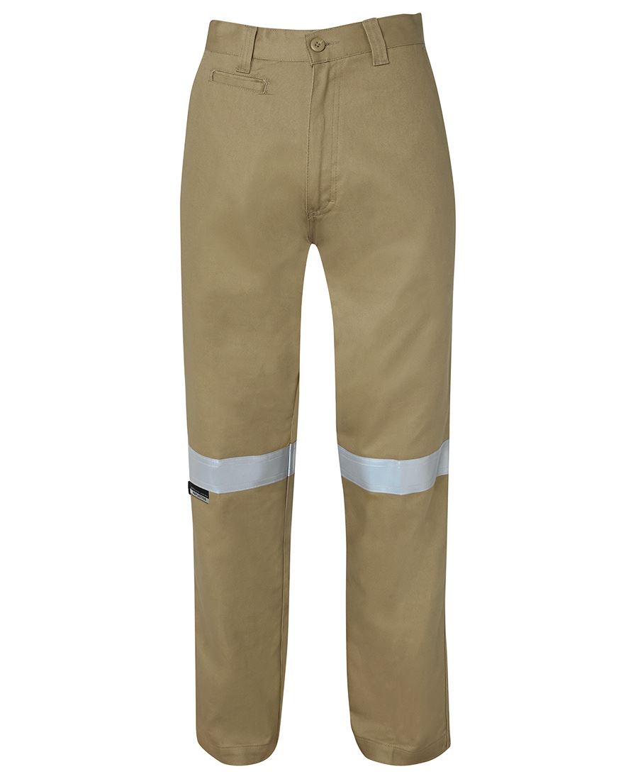 JB's M/RISED WORK TROUSER WITH REFLECTIVE TAPE GREEN - 6MDNT