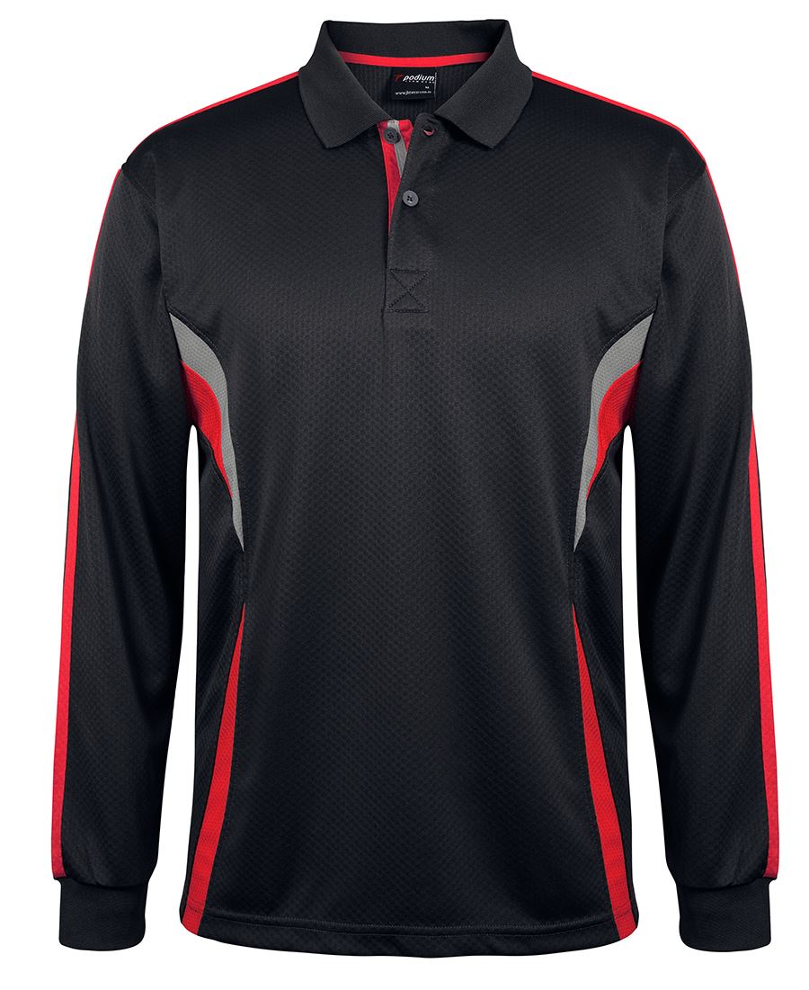 JB's PODIUM L/S COOL POLO - 7CLP