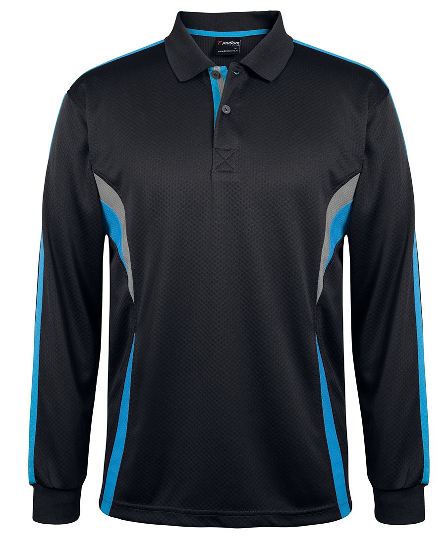 JB's PODIUM L/S COOL POLO - 7CLP