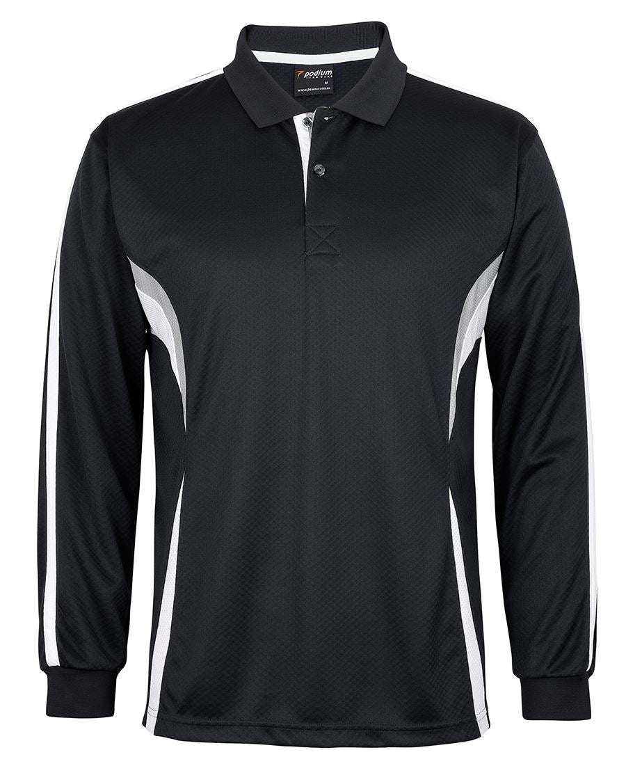 JB's PODIUM L/S COOL POLO - 7CLP