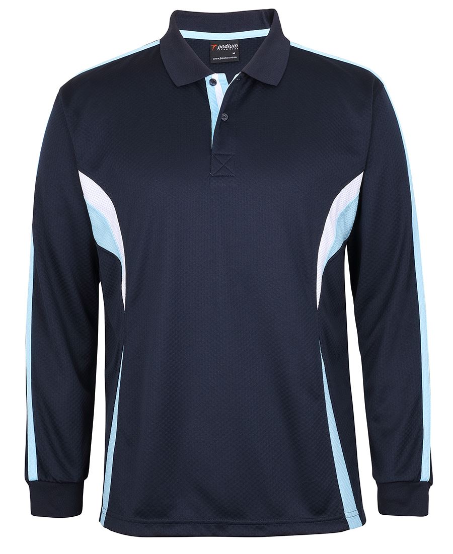 JB's PODIUM L/S COOL POLO - 7CLP