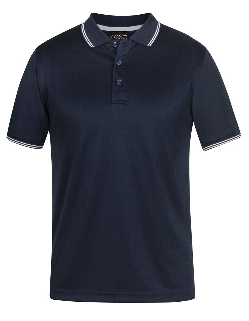 PDM JACQUARD CONTRAST POLO