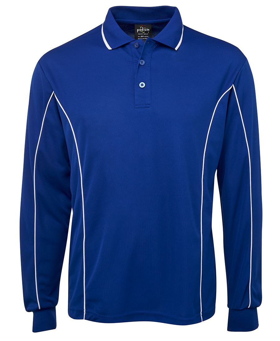 JB's PODIUM L/S PIPING POLO - 7PIPL