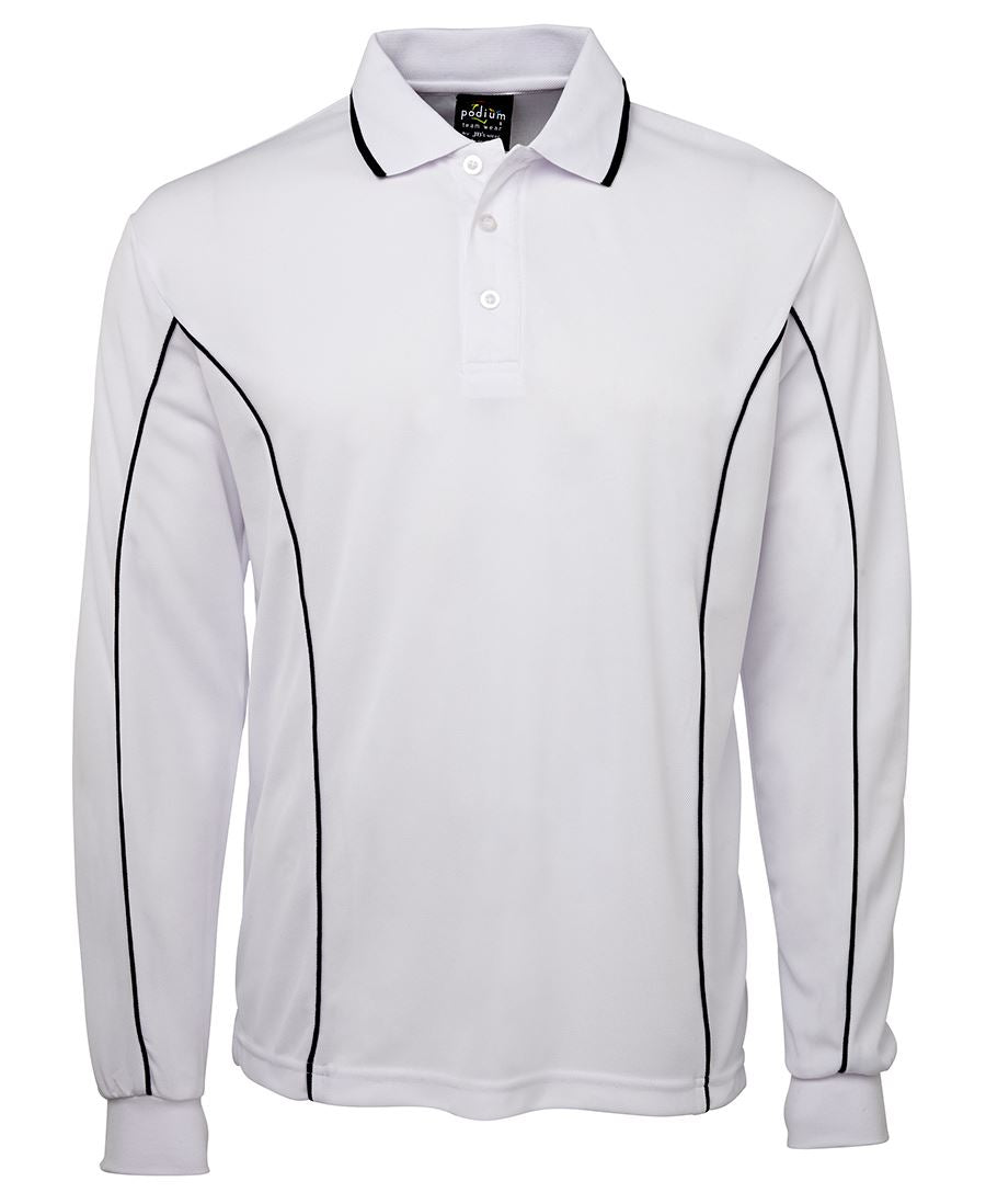 JB's PODIUM L/S PIPING POLO - 7PIPL