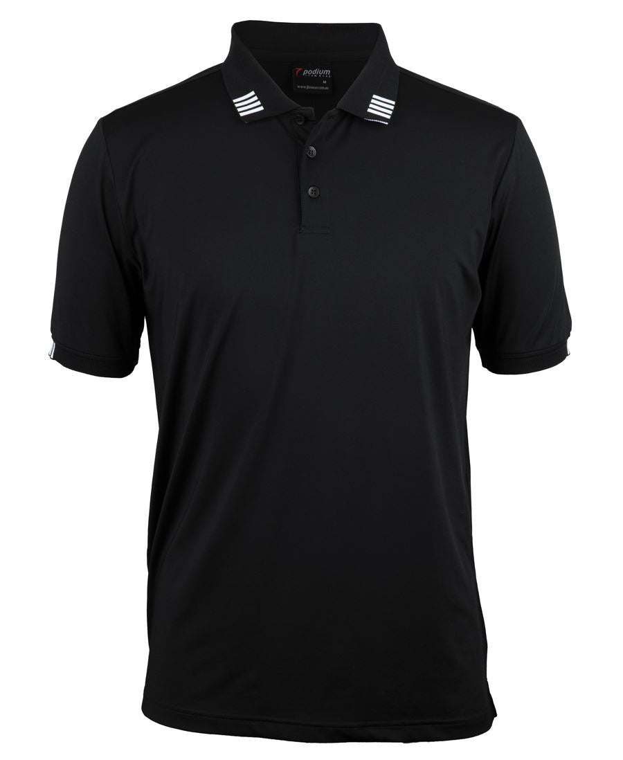 JB's PODIUM 4 STRIPE S/S STRETCH POLO - 7S4P