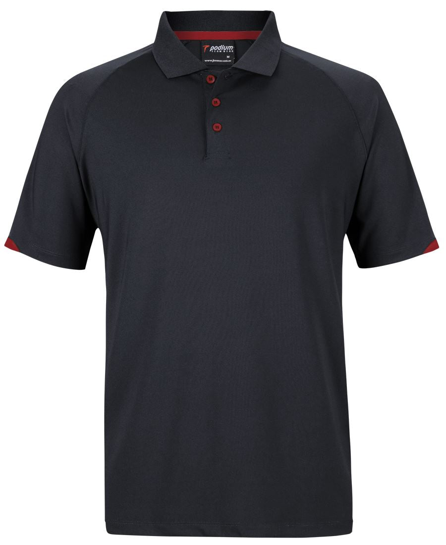 JB's PODIUM CONTRAST STRETCH POLO - 7STC