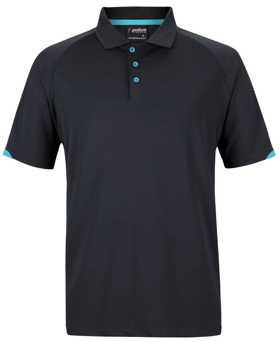 JB's PODIUM CONTRAST STRETCH POLO - 7STC
