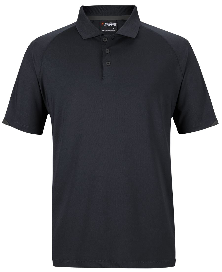 JB's PODIUM CONTRAST STRETCH POLO - 7STC