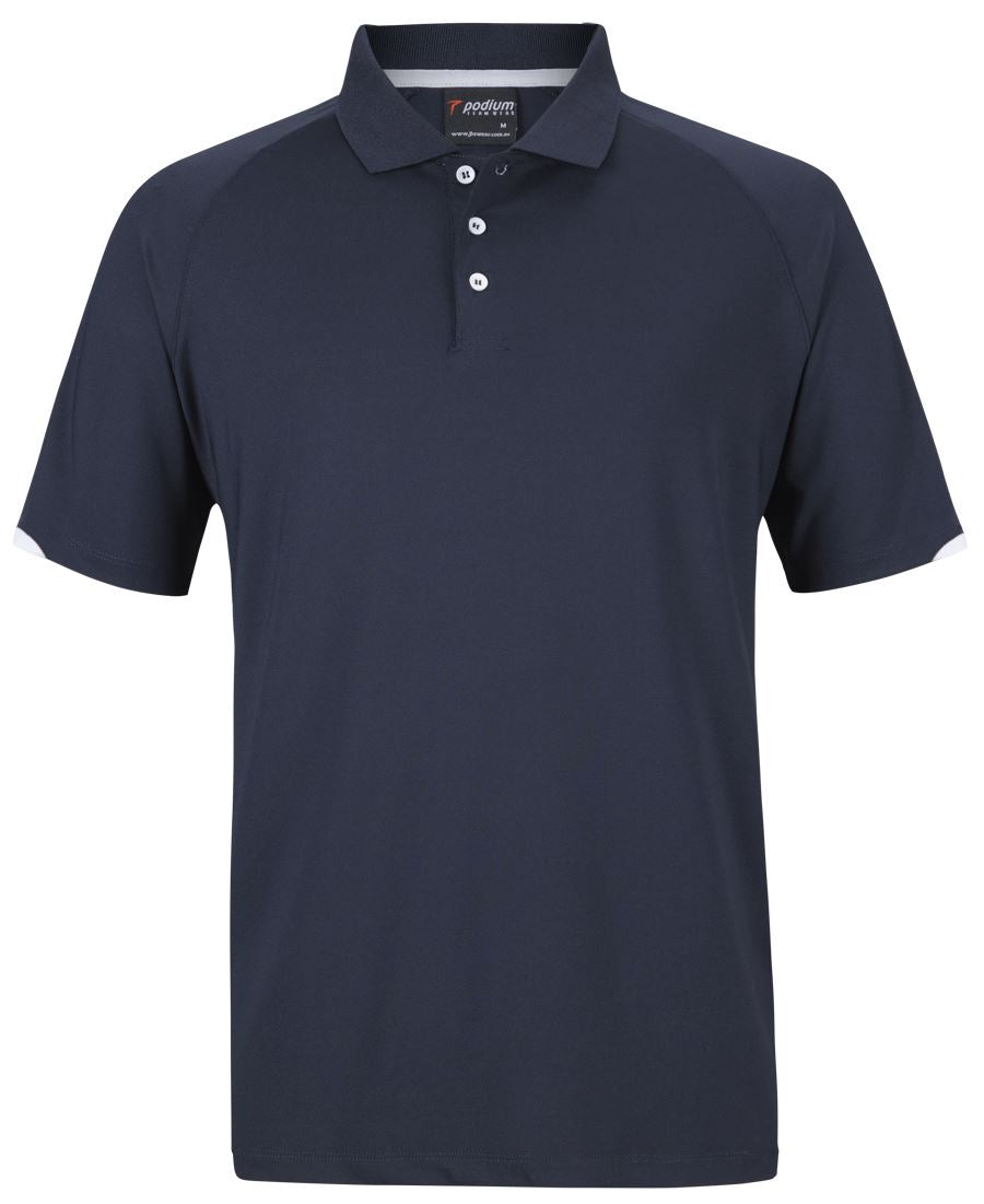 JB's PODIUM CONTRAST STRETCH POLO - 7STC