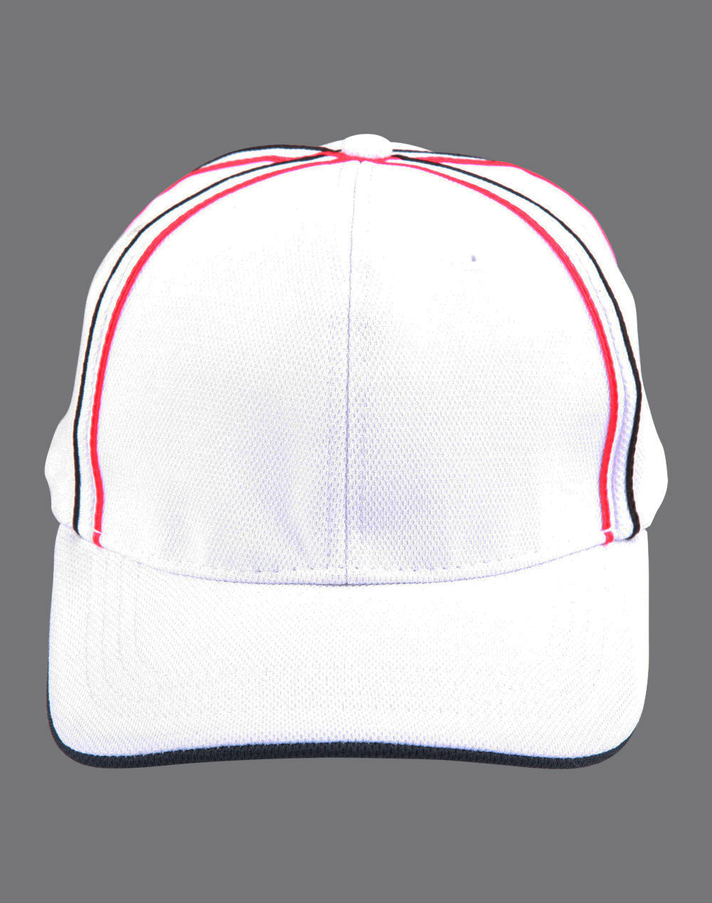 Tri-color pique mesh structured cap - CH76