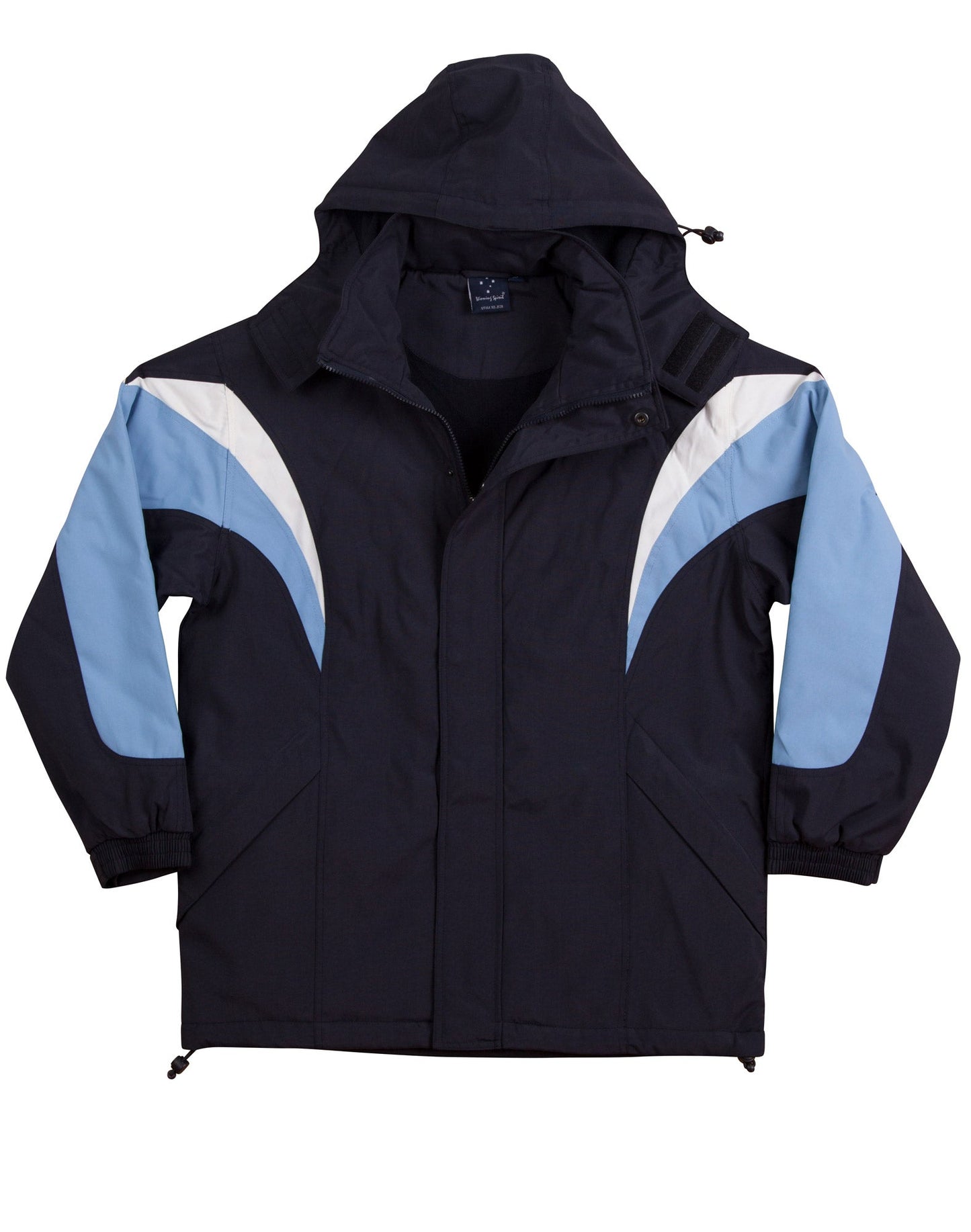 bathurst tri-color jacket with hood - JK28