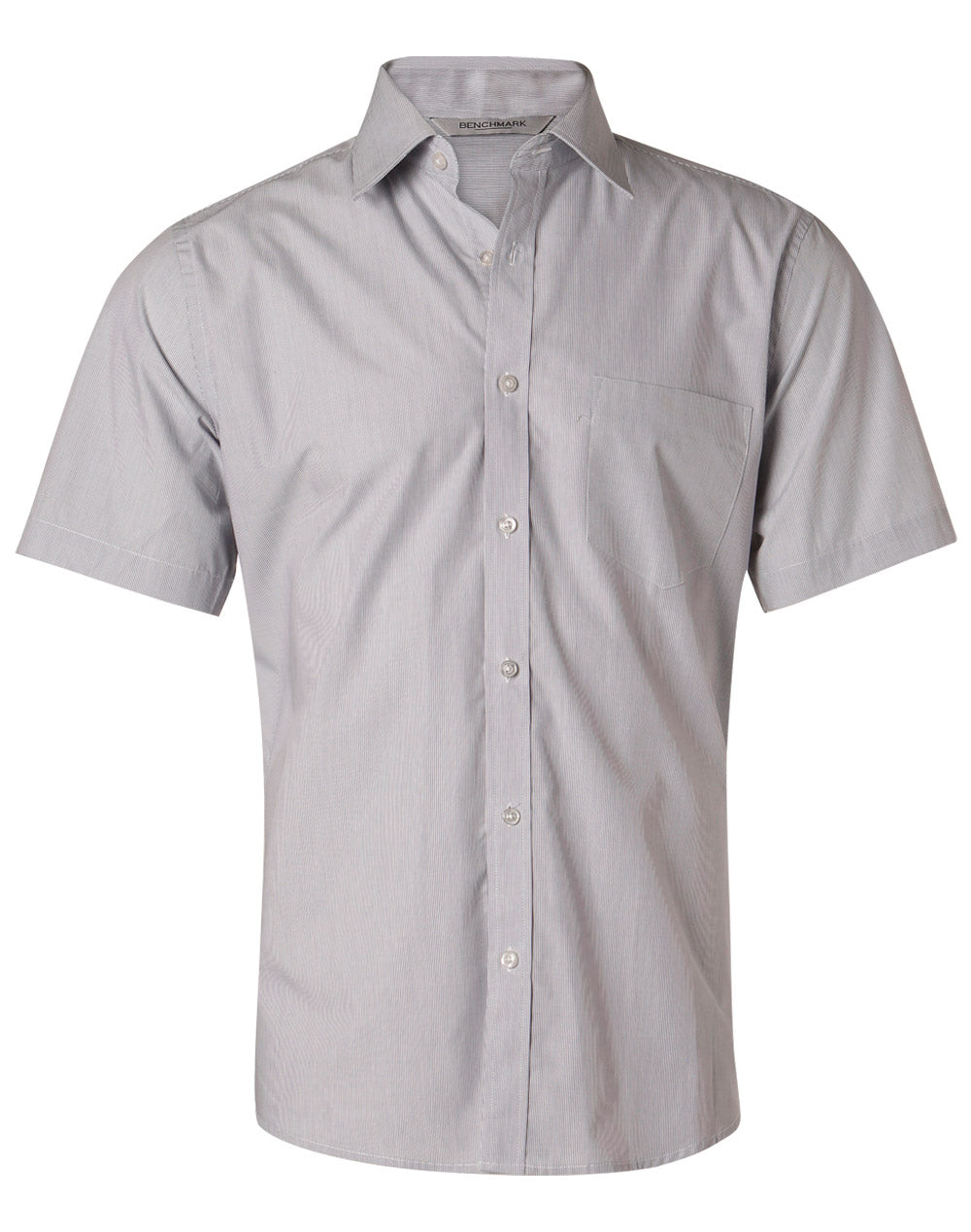 Men's Fine Stripe S/S Shirt - M7211