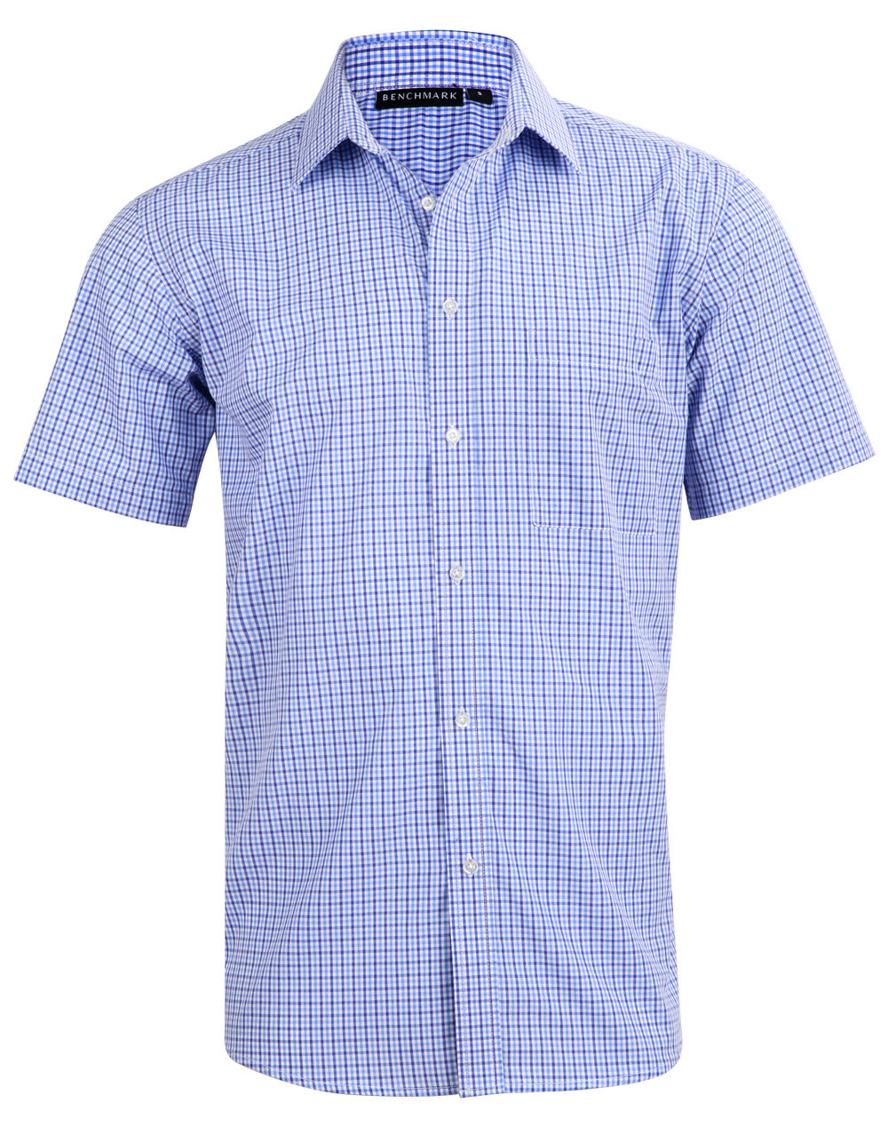 Men's Two Tone Check S/S Shirt - M7320S