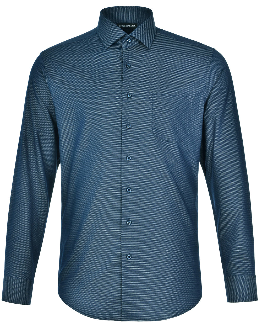 Men's Pin Dot Stretch L/S Shirt - M7400L