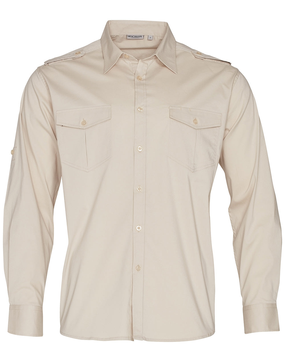 Men's Long Sleeve Military Shirt - M7912