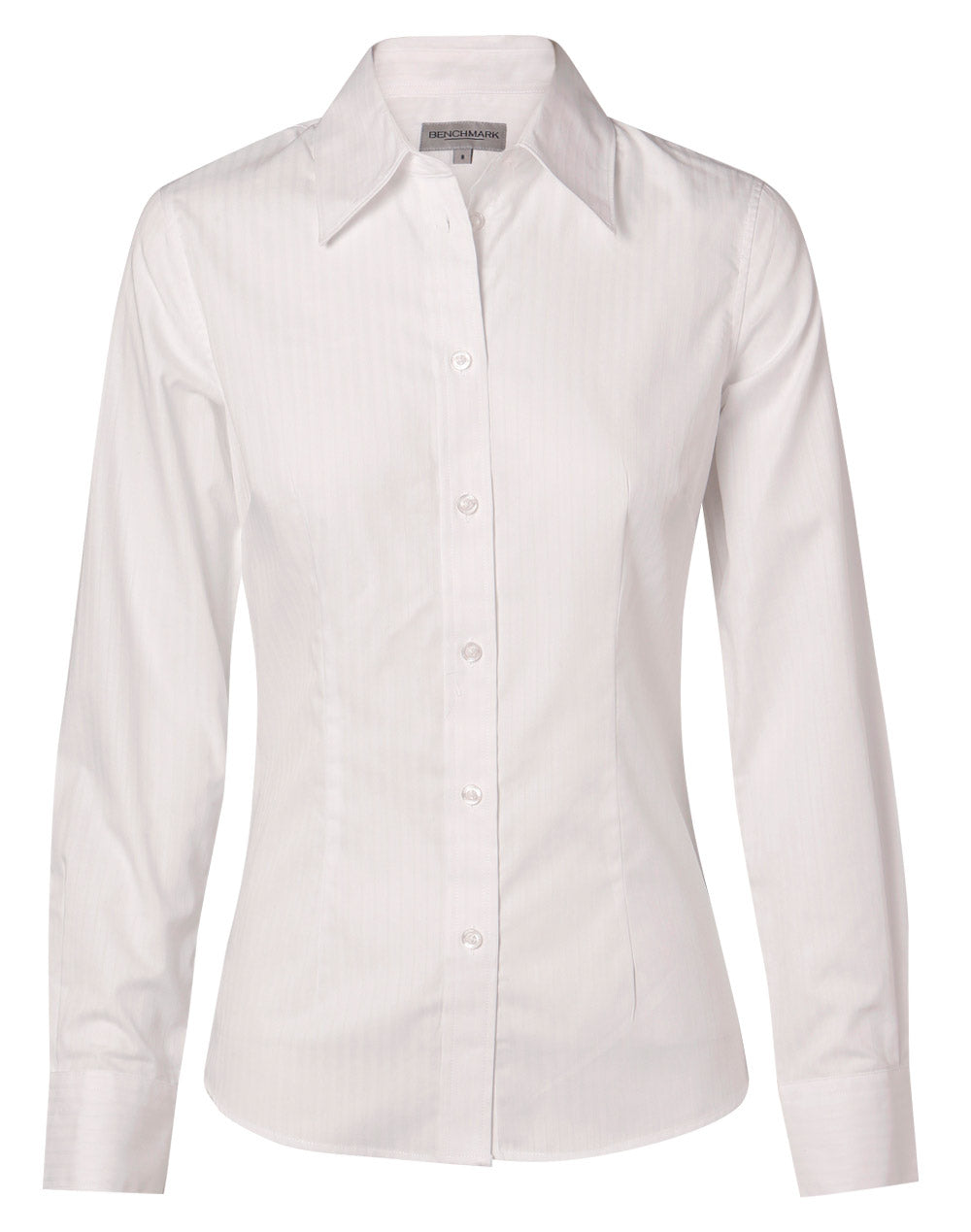 Women's Self Stripe L/S Shirt - M8100L