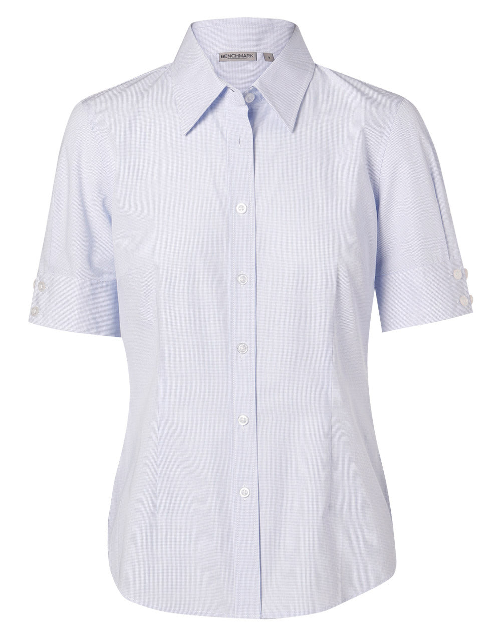 Women's Mini Check S/S Shirt - M8360S