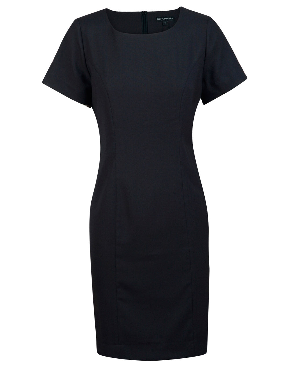 Ladies' Poly/Viscose Stretch, Short Sleeve Dress - M9282