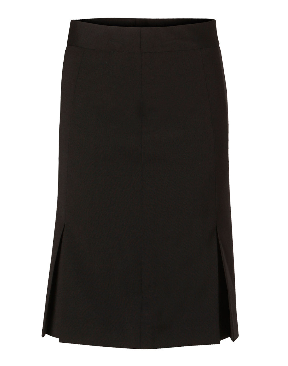 Women's Pleated Skirt in Wool Stretch - M9473