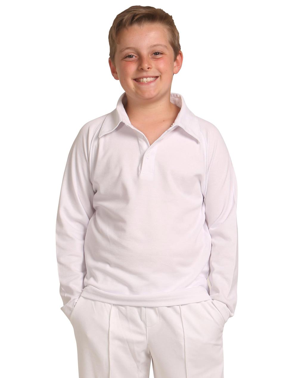 Kid's L/S Truedry mesh knit cricket - PS29KL