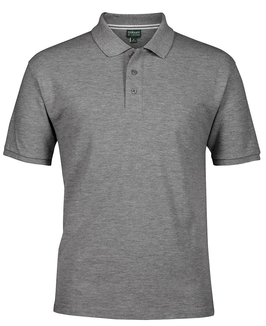 C of C PIQUE POLO CHARCOAL