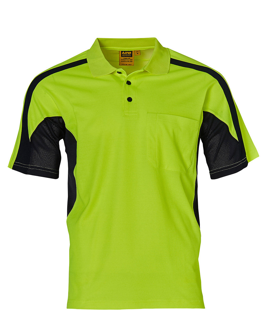 mens truedry S/S safety polo - SW25