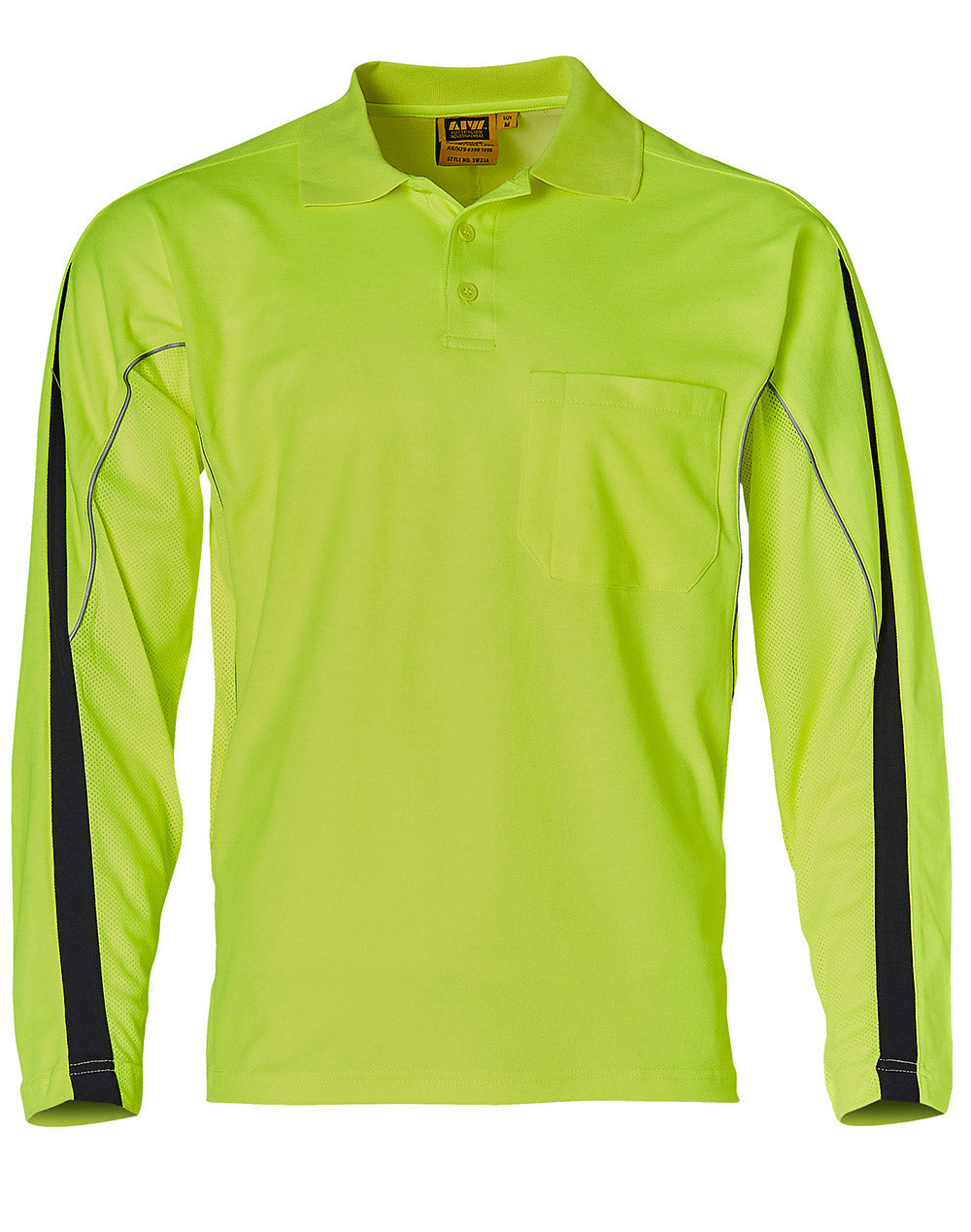Men's Truedry L/S Hi-Vis Polo - SW33A