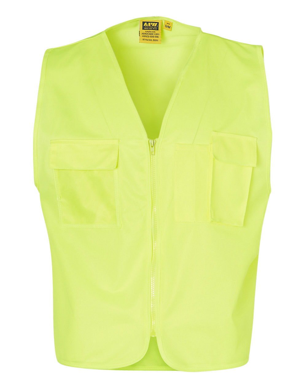Hi-Vis Safety Vest with ID Pocket - SW41