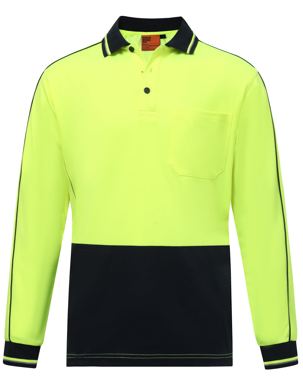 Hi-Vis Sustainable Cool-Breeze Truedry Safety L/S Polo - SW90